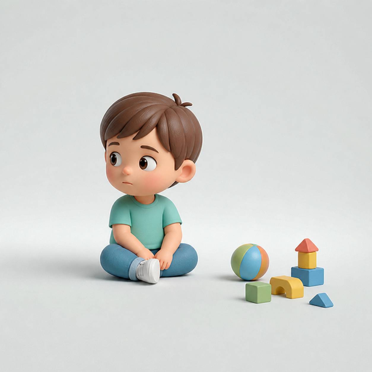 Less interest in social play